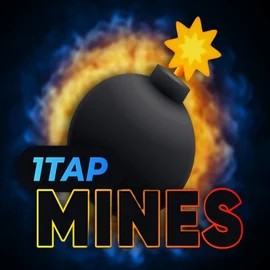 1Tap Mines logo – Casino Games by Turbo Games at WinRolla Casino