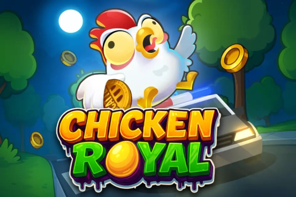 Chicken Royal slot visual from InOut available on winnrolla.de