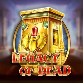 Legacy of Dead slot logo by Play'n GO at WinRolla Casino